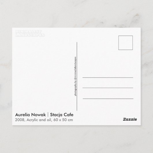 Stacja Cafe, Poznan (Polen) Briefkaart (Achterkant)