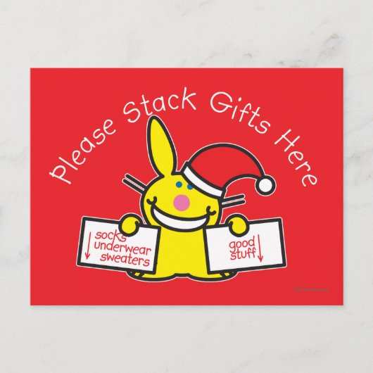 Stack Gifts hier Briefkaart (Voorkant)