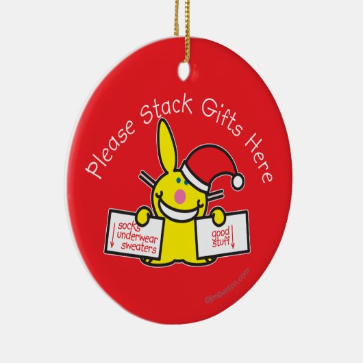 Stack Gifts hier Keramisch Ornament (Rechts)