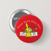 Stack Gifts hier Ronde Button 5,7 Cm (Voorkant /achterkant)