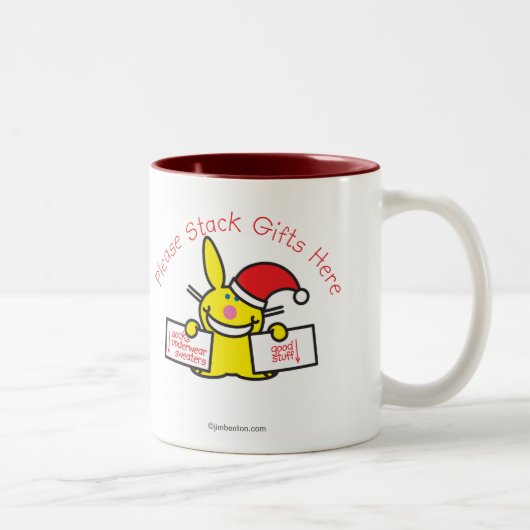 Stack Gifts hier Tweekleurige Koffiemok (Rechts)