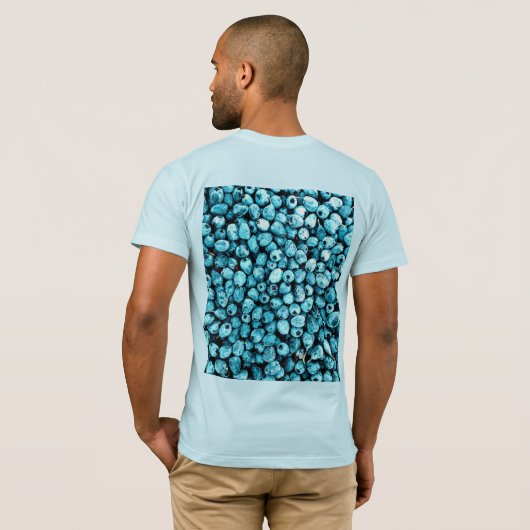 "Stack of Blueberry Fruit" Cute Photo. Bestel nu T-shirt (Achterkant volledig)