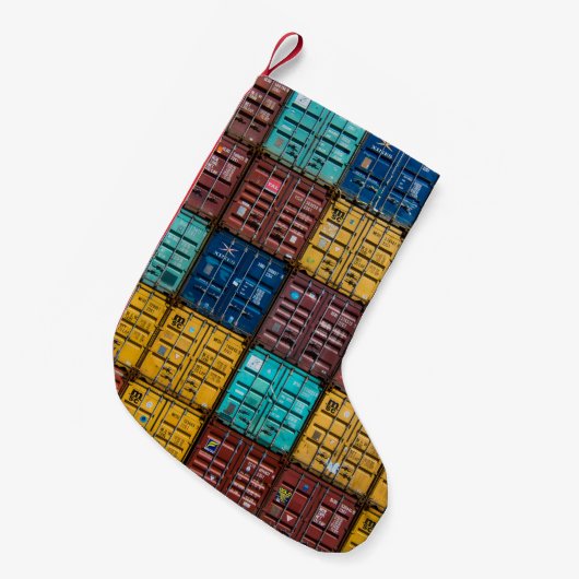 Stack of cargo trailer kleine kerstsok (Voorkant (Hangend))