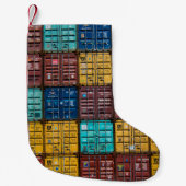 Stack of cargo trailer kleine kerstsok (Voorkant)