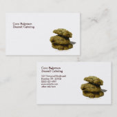 Stack of Cookies Business Card Template Visitekaartje (Voorkant / Achterkant)