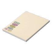 Stack of Cute Kawaii Macarons Notitieblok (Linkerzijde)