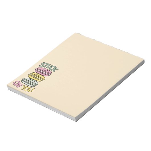 Stack of Cute Kawaii Macarons Notitieblok (Linkerzijde)