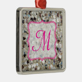 Stack of Glitter Monogram Initiaal Ornament (Rechts)