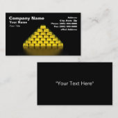 Stack of Gold Bars Visitekaartje (Voorkant / Achterkant)