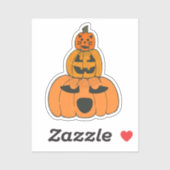 Stack of Jack (Jack O' Lanterns) Sticker (Vel)