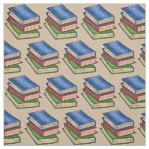 Stack of Library Books Reading Teacher Librarian Stof