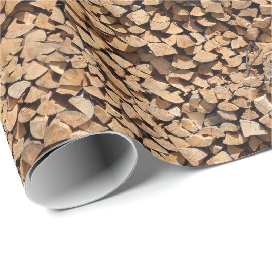 Stack Of Logs Cadeaupapier (Rol Hoek)