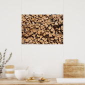 Stack Of Logs Poster (Keuken)