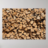 Stack Of Logs Poster (Voorkant)