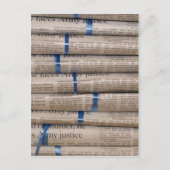 Stack of Newspapers Current Events Art Briefkaart (Voorkant)