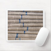 Stack of Newspapers Current Events Art Muismat (Met muis)