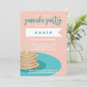 Stack of Pancakes | Partij voor de verjaardag Kaart (Staand voorkant)