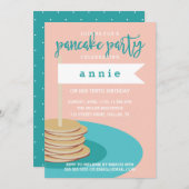 Stack of Pancakes | Partij voor de verjaardag Kaart (Voorkant / Achterkant)