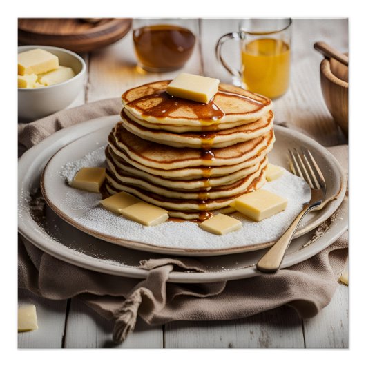 Stack of Pancakes Perfect Poster (Voorkant)
