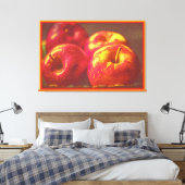 "Stack of Red Apples Fruit" Kute foto. Bestel nu Canvas Afdruk (Insitu (Slaapkamer))