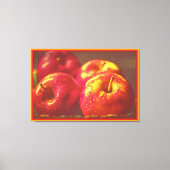 "Stack of Red Apples Fruit" Kute foto. Bestel nu Canvas Afdruk (Voorkant)