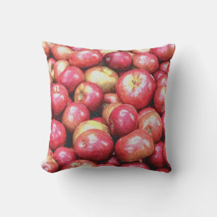"Stack of Red Apples Fruit" Kute foto. Bestel nu Kussen