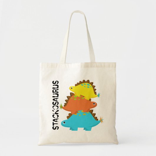 Stack of Stegosaurus Bag Tote Bag (Voorkant)