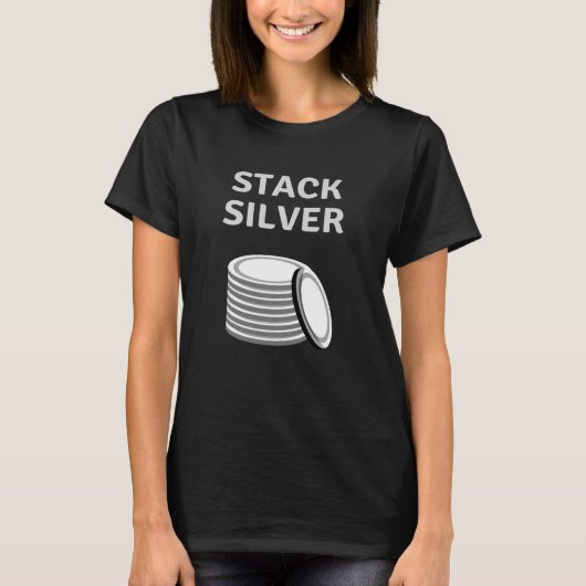 Stack Silver - Silver Stacker Gift T-shirt (Voorkant)