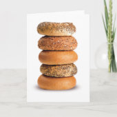STACK VAN BAGELS LOX LOVE SESAME POPPY SEEF ELK KAART (Voorkant)