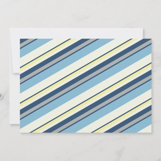 Stacked Books Baby shower uitnodiging (Achterkant)