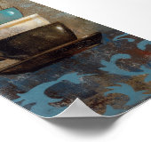 Stacked Coffee Cups Poster (Hoek)