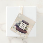 Stacked Stones Meditatief Cairn Dank je Bedankjes Labels (In situ)