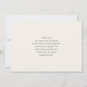 Stacked Stones Meditatief Cairn Dank je Bedankkaart (Achterkant)