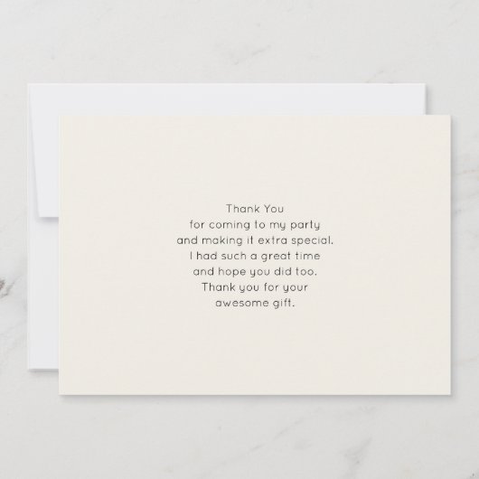 Stacked Stones Meditatief Cairn Dank je Bedankkaart (Achterkant)