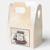 Stacked Stones Meditatieve Cairn Verjaardag Dank u Bedankdoosjes (Geopend)