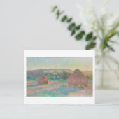 "STACKS OF WHEAT" 1890-91 CLAUDE MONET BRIEFKAART (Staand voorkant)
