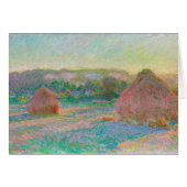 Stacks van Wheat Summer Claude Monet Artwork (Voorkant Horizontaal)