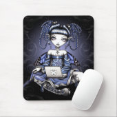 Stacy Blue Lab Top Fairy Mousepad Muismat (Met muis)