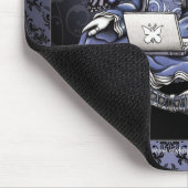 "Stacy" Cute Blue Lap Top Fairy Art Mousepad Muismat (Hoek)