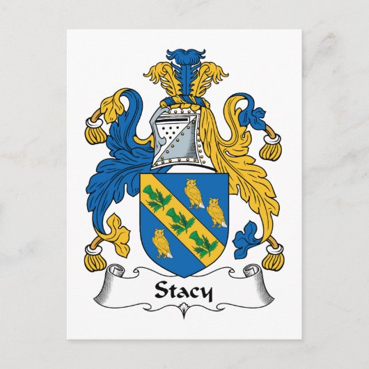 Stacy Family Crest Briefkaart (Voorkant)