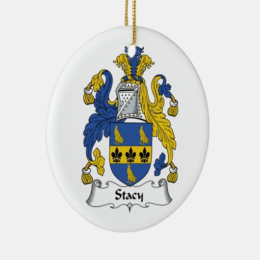 Stacy Family Crest Keramisch Ornament (Rechts)