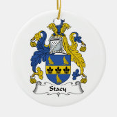 Stacy Family Crest Keramisch Ornament (Voorkant)