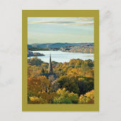 Stad aan de rivier briefkaart (Voorkant)