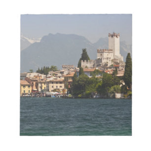 Stad aan het meer, Malcesine, provincie Verona, It Notitieblok