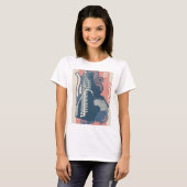 Stad Abstracte vrouwen T-Shirt (Voorkant volledig)