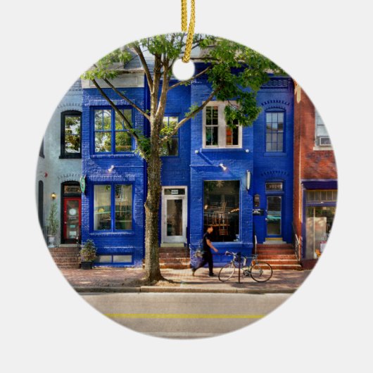 Stad - Alexandrië VA - De kleuren van Alexandrië Keramisch Ornament (Voorkant)