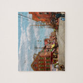 Stad - Alexandrië VA - Geschikt voor een koning va Legpuzzel (Verticaal)