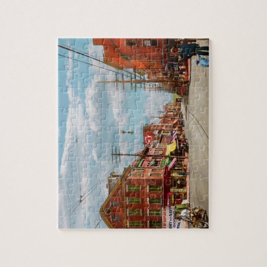 Stad - Alexandrië VA - Geschikt voor een koning va Legpuzzel (Verticaal)