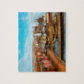 Stad - Alexandrië VA - uitzicht van Pioneer Mill Legpuzzel (Verticaal)