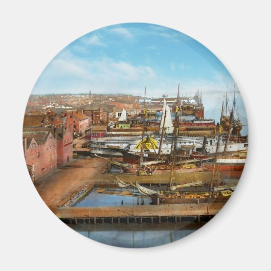 Stad - Alexandrië VA - uitzicht van Pioneer Mill Magneet (Voorkant)